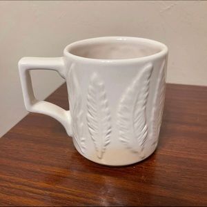 Patch NYC Embossed Feather Design Mug
